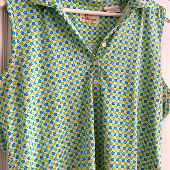 EP Pro Women’s Sleeveless Golf Polo - Picture 2 of 2